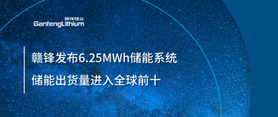 ESIE2025圓滿收官！贛鋒全新6.25MWh儲能系統(tǒng)成焦點，儲能出貨量進(jìn)入全球前十